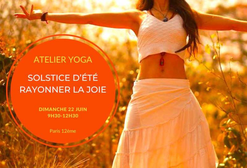 Atelier yoga Solstice d'été, rayonner la joie